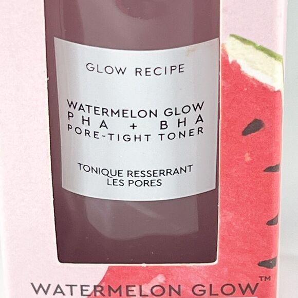 Glow Recipe Watermelon Glow PHA + BHA Pore-Tight Toner 1.35 fl oz 40 mil NIB - Picture 2 of 6
